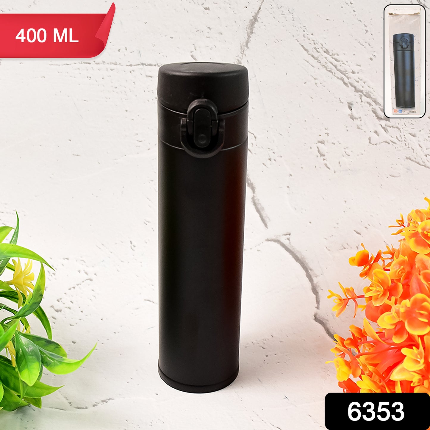 Stainless Steel Vacuum Water Bottle 400ml